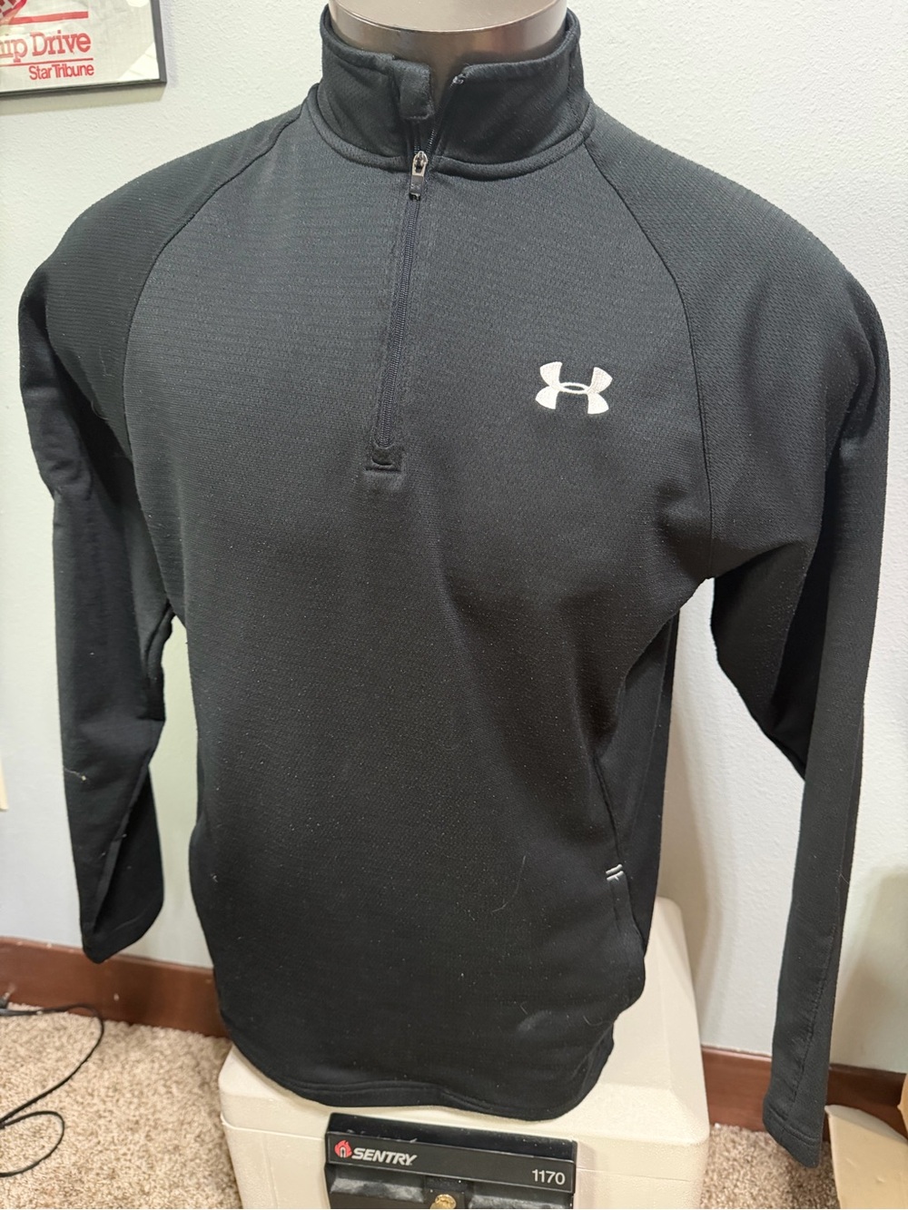 Under Armour Black Men's Half-Zip Performance Pullover